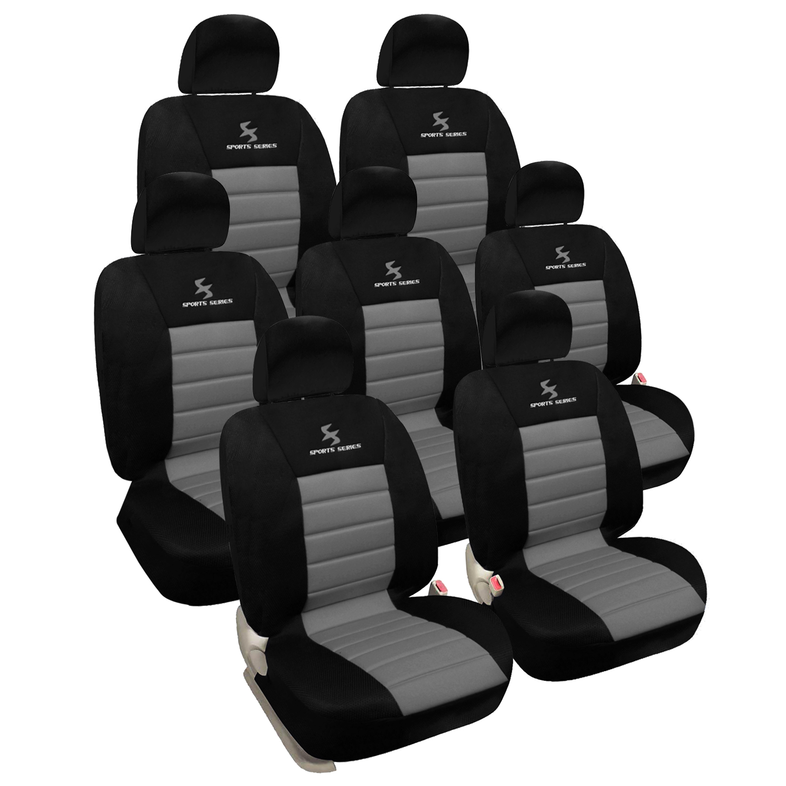 CICMOD Auto-Sitzbezüge Set Universal Sitzschoner Auto-Schonbezüge